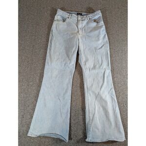 Express Jeans Womens 12/R Boot Cut High Rise Light Wash  Stretch